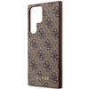 Etui Guess GUHCS23LG4GFBR S23 Ultra S918 - brązowe 4G Metal Gold Logo