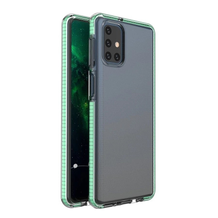 HURTEL SPRING CASE ETUI POKROWIEC DO SAMSUNG GALAXY M31S ŻELOWE Z RAMKĄ