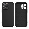 Silicone case etui iPhone 14 Plus silikonowy pokrowiec czarne