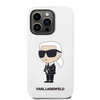 Karl Lagerfeld KLHCP14XSNIKBCH iPhone 14 Pro Max 6,7" hardcase biały/white Silicone Ikonik