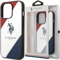 US Polo USHCP14MPSO3 iPhone 14 Plus 6,7" biały/white Tricolor Embossed