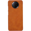 Nillkin Qin skórzana kabura etui Xiaomi Redmi Note 9T 5G brązowy
