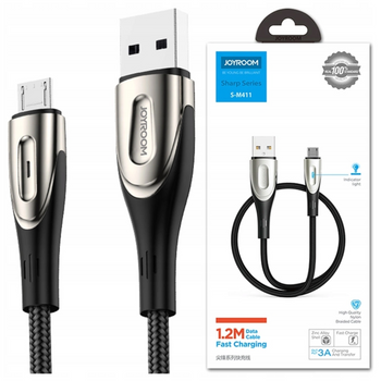 JOYROOM KABEL 3A DO MICRO USB 1.2M DO TELEFONÓW Z SZYBKIM ŁADOWANIEM Z 1.2M