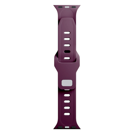 42/44/45/46/49 mm Mulberry (big) - 3mk Silicone Watch Strap for Apple
