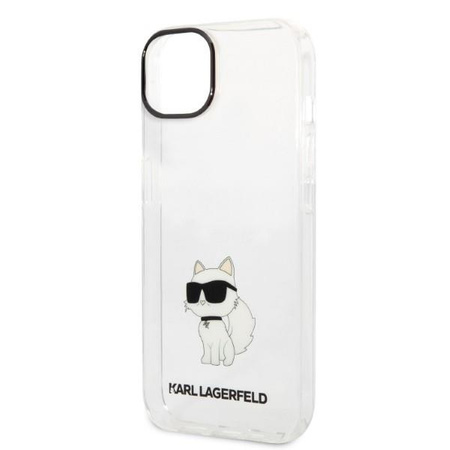 Karl Lagerfeld KLHCP14MHNCHTCT iPhone 14 Plus 6,7" transparent hardcase Ikonik Choupette