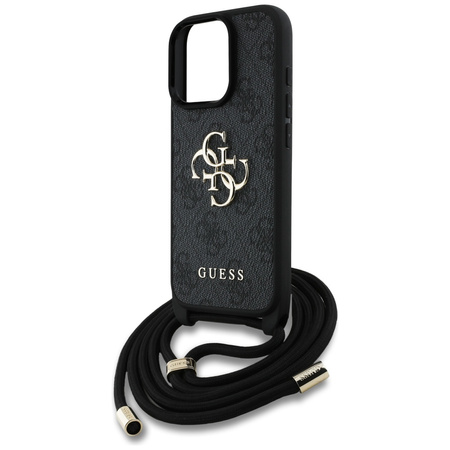 GUESS POKROWIEC TPU Z LOGO 4G DO IPHONE 16 PRO MAX ELEGANCKIE WYKOŃCZENIE