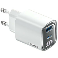 USAMS ŁADOWARKA SIECIOWA CC229 30W USB-C USB-A DO TELEFONÓW APPLE IPHONE
