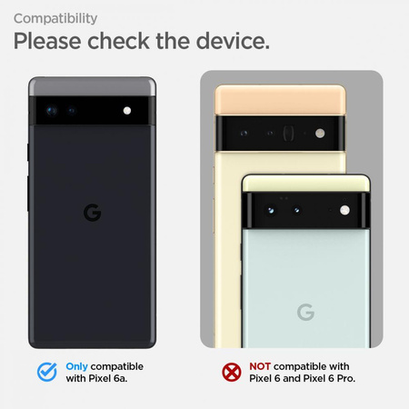Spigen Rugged Armor etui na telefon Google Pixel 6A czarny