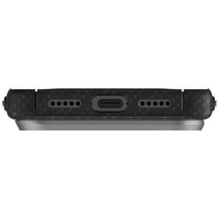 Etui UNIQ Keva EDGE do iPhone 17 Pro     Magclick Charging czarny
