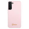 Guess GUHCS22MLSLMGLA S22+ S906 lawenda/lavender hardcase Silicone Script Metal Logo
