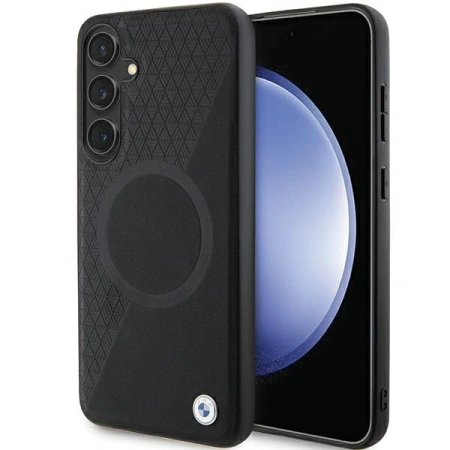 BMW ETUI HARDCASE DO SAMSUNG GALAXY S24+ S926 DO MAGSAFE SKÓRA PÓŁWZOROWANA