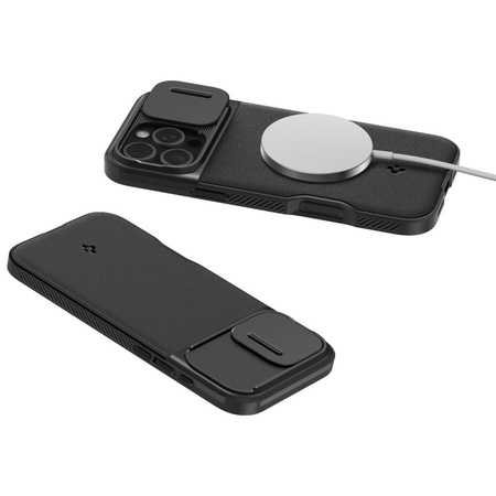 SPIGEN OPTIK ARMOR MAG DO IPHONE 16 PRO MAX CASE Z WZMOCNIONĄ OCHRONĄ ROGÓW