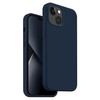 Etui Uniq Lino na iPhone 14 Plus niebieski/marine blue