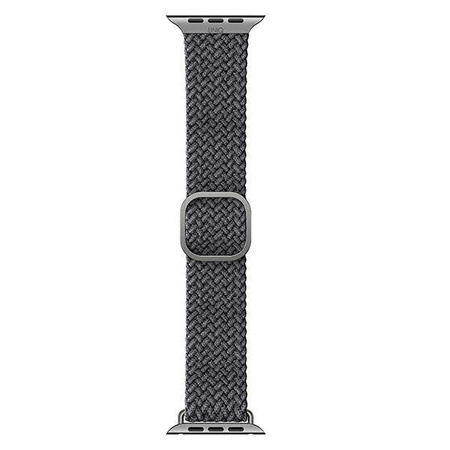 UNIQ pasek Aspen Apple Watch 40/38/41mm Series 4/5/6/7/8/SE/SE2 Braided szary/granite grey