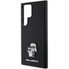 Etui Karl Lagerfeld Saffiano Karl&Choupette Metal Pin na Samsung Galaxy S24 Ultra - czarne