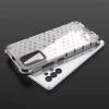 Honeycomb etui pancerny pokrowiec z żelową ramką Samsung Galaxy A03s czarny