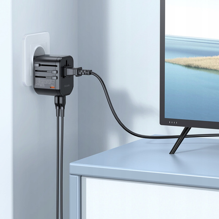 MCDODO SZYBKA ŁADOWARKA ADAPTER PRZEJŚCIÓWKA ANGIELSKA WTYCZKA USA UK EU US