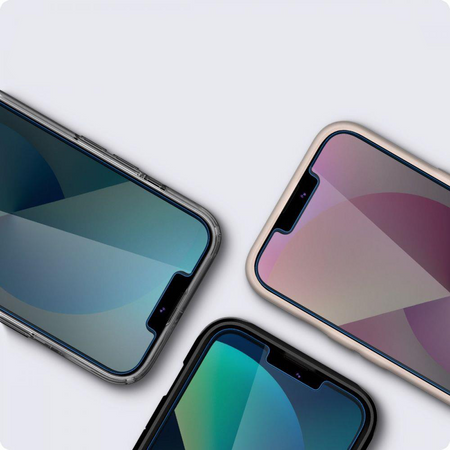 SZKŁO HARTOWANE SPIGEN GLAS.TR ”EZ FIT” 2-PACK IPHONE 13 / 13 PRO PRIVACY