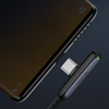 MCDODO ANGLE USB-C CABLE FAST CHARGING USB TYPE C 6A 100W BLACK 2M