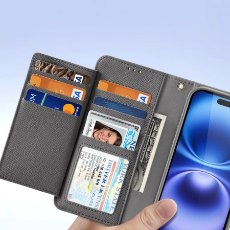 DUX DUCIS ETUI DO IPHONE 16 LAVA CASE SKÓRZANE Z MAGNETYCZNYM ZAMKNIĘCIEM