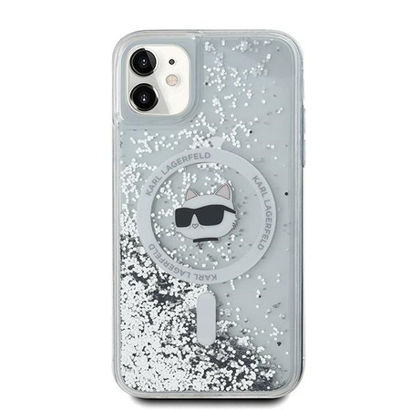 KARL LAGERFELD ETUI LIQUID GLITTER DO IPHONE 11 XR 6.1 CHOUPETTE DO MAGSAFE