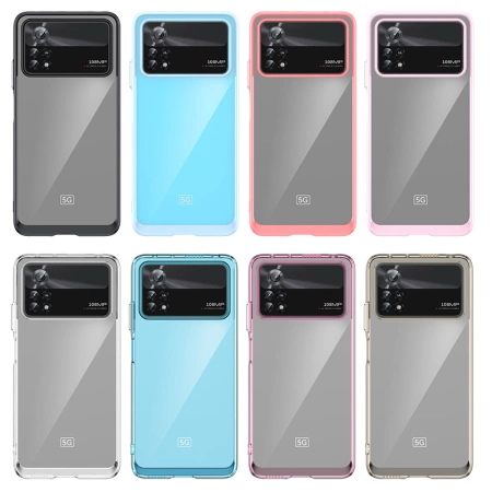 HURTEL ETUI POKROWIEC DO XIAOMI POCO X4 PRO 5G RAMKA ELASTYCZNA OUTER SPACE