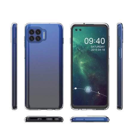 Żelowy pokrowiec etui Ultra Clear 0.5mm Motorola Moto G 5G Plus przezroczysty