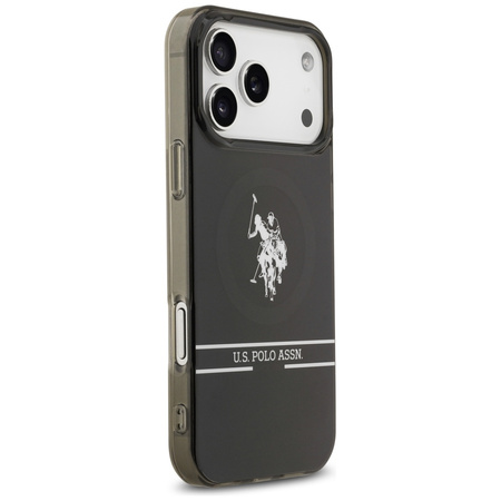 U.S. POLO ASSN. ETUI DH AND BOTTOM STRIPE LOGO DO MAGSAFE IPHONE 17 PRO
