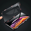 Wozinsky Full Magnetic Case magnetyczne etui 360 pokrowiec na przód i tył z wbudowanym szkłem Samsung Galaxy A72 4G czarno-przezroczysty