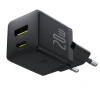 BASEUS ŁADOWARKA SIECIOWA 20W USB-C USB-A DO TELEFONÓW I URZĄDZEŃ SZYBKIE