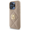 DKNY ETUI DO IPHONE 15 PRO 6.1 QUILTED STACK LOGO CASE ZAMKNIĘCIE POKROWIEC
