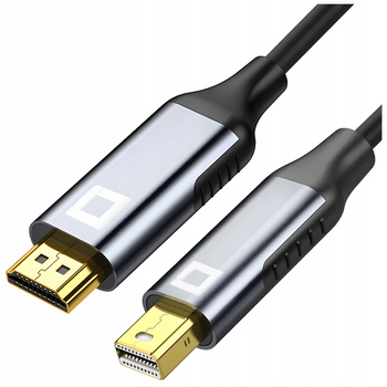 CO2 KABEL MINI DISPLAYPORT HDMI 2.0 PRZEWÓD MINI DP HD 240HZ 4K 60HZ HDR 2M