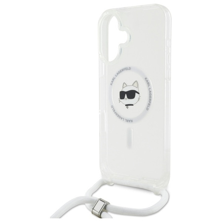 KARL LAGERFELD CASE HARDCASE DO IPHONE 16 6,1 Z DO MAGSAFE CHOUPETTE HEAD