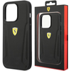 Ferrari FEHCP14SRBUK iPhone 14 6,1" czarny/black hardcase Leather Stamp Sides