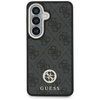 Guess nakładka 4G Big Rhinestone Triangle Strap MagSafe do Samsung Galaxy S26 czarna