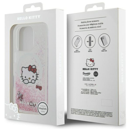 HELLO KITTY ETUI HARDCASE DO IPHONE 16 PRO MAX 6.9 LIQUID GLITTER SWEET