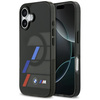 Etui BMW M IML Metal Buttons Tricolor    Lines MagSafe do iPhone 17 czarny