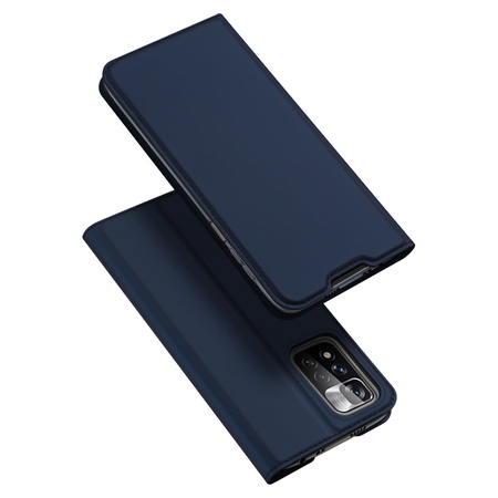 Dux Ducis Skin Pro kabura etui pokrowiec z klapką Xiaomi Redmi Note 11 Pro+ 5G (China) / 11 Pro 5G (China) / Mi11i HyperCharge / POCO X4 NFC niebieski