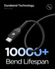 Spigen Essential USB C to USB C 100W Fabric Cable, black EB10010CCA