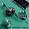 USAMS KABEL 3W1 DO LIGHTNING MICROUSB USB-C DO TELEFONÓW SZYBKIE ŁADOWANIE