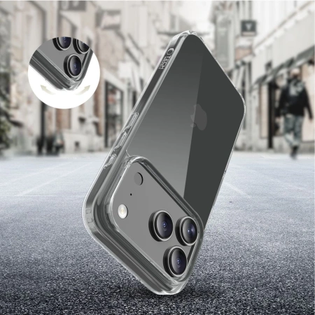 TECH-PROTECT ETUI FLEXAIR HYBRID DO IPHONE 17 PRO PRZEZROCZYSTY POKROWIEC