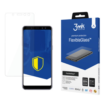 3MK FLEXIBLEGLASS DO SAMSUNG GALAXY A8 2018 SZKŁO HIBRYDOWE OCHRONA EKRANU