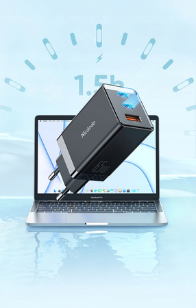 MCDODO SZYBKA ŁADOWARKA SIECIOWA ZASILACZ KOSTKA 3X USB-C PD USB-A GAN 67W