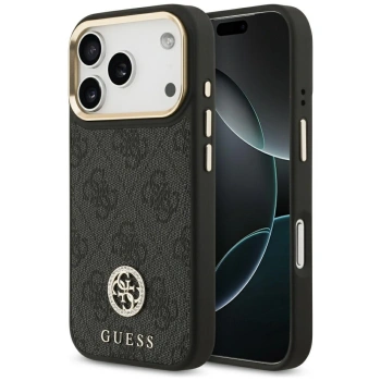GUESS ETUI 4G STRASS LOGO MAGSAFE DO IPHONE 17 PRO Z LUKSUSOWYM DESIGNEM