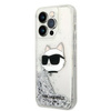 Karl Lagerfeld KLHCP14LLNCHCS iPhone 14 Pro 6,1" srebrny/silver hardcase Glitter Choupette Head