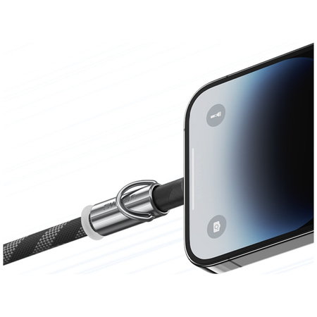 USAMS SMYCZ Z KABLEM DO ŁADOWANIA USB-C DO LIGHTNING 30W 1.2M DO IPHONE