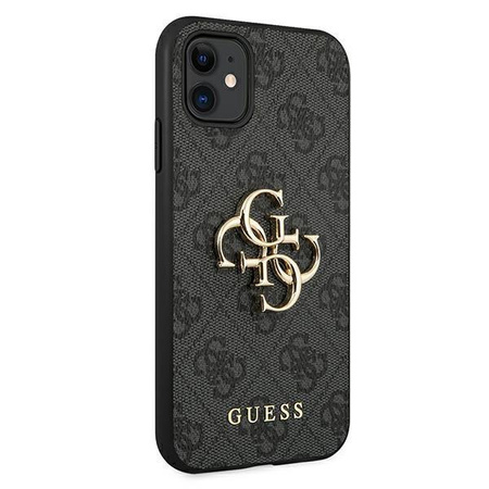 Guess GUHCN614GMGGR iPhone 11 6,1" / Xr szary/grey hardcase 4G Big Metal Logo