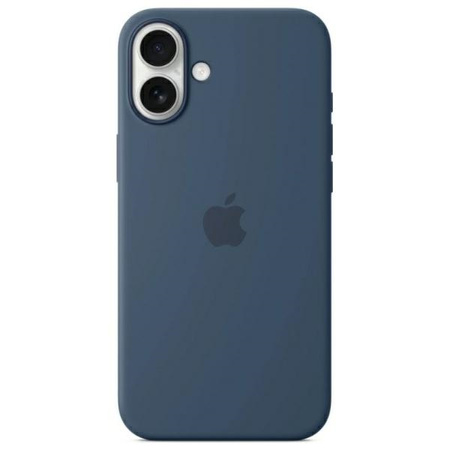 Etui Apple MYY23ZM/A iPhone 16 6.1      MagSafe granatowy/denim Silicone Case