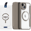 Dux Ducis Skin X Pro etui iPhone 14 magnetyczny pokrowiec MagSafe z klapką beżowy