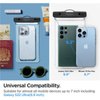SPIGEN A601 UNIVERSAL WATERPROOF CASE 2-PACK CRYSTAL CLEAR